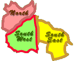 South Western Area Map