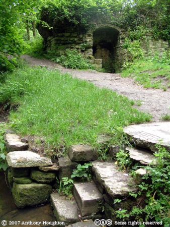 Corfe Castle,West Mill,Steps