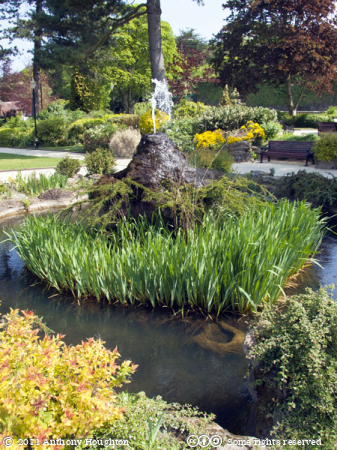 Fountain,Belper River Gardens