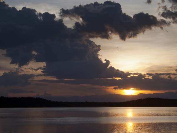 Sunset,Jacana Lodge,Lake Nyamusingire,Crater,QENP,Queen Elizabeth National Park