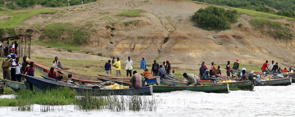 Fishing Boats,Kazinga Channel,QENP,Queen Elizabeth National Park