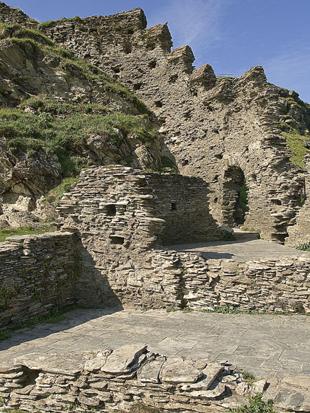 Island Courtyard,Tintagel Castle