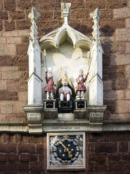 Matthew the Miller Clock,West Street,Exeter