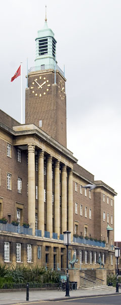 Norwich City Hall,Buildings