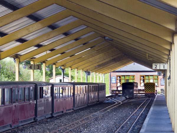 Alysham Station,Train,BVR,Bure Valley Railway,Steam,Narrow Gauge,Miniature