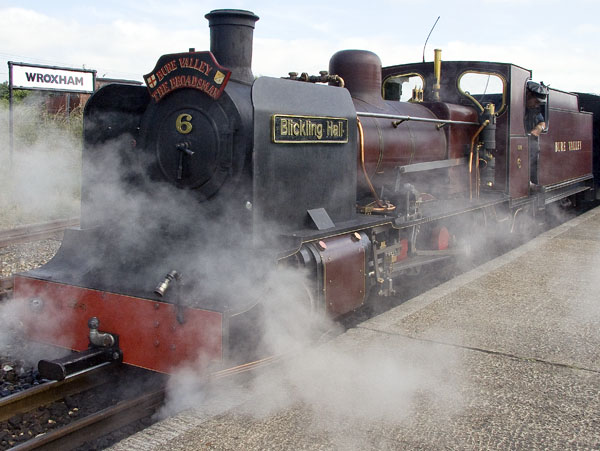 Blickling Hall,Steam Engine,Locomotive,BVR,Wroxham Station,Bure Valley Railway,Narrow Gauge,Miniature