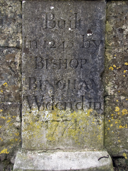 Ayleswade Bridge Inscription,Salisbury