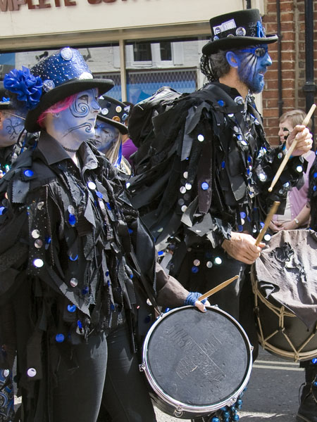 Boggarts Breakfast,Drummers,Musicians,Morris,Wimborne Folk Festival