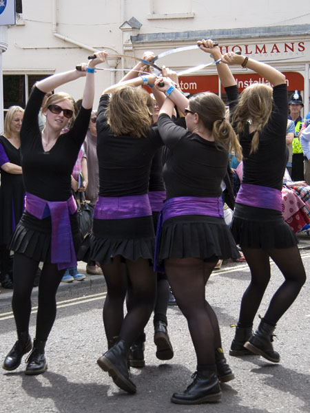 Silver Flame Rapper,Sword Dancers,Wimborne Folk Festival