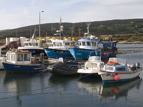 Ballycrovane Quay,Boats,Beara Peninsula