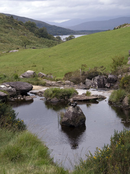 Waterfall,Gleninchaquin Park,Beara Peninsula,Lake