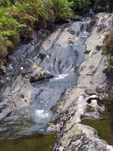 Waterslide,Water Garden,Gleninchaquin Park,Beara Peninsula