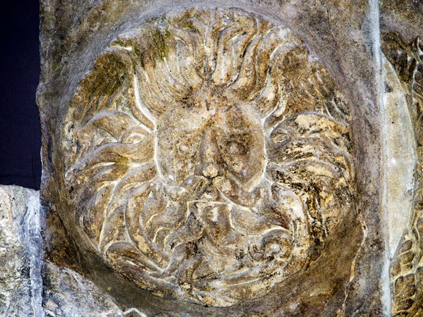 Gorgon Head Portico,Roman Baths,Bust,Statue,Bath
