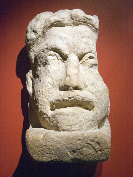 Theatrical Mask Relief,Head,Roman Baths,Bust,Statue,Bath
