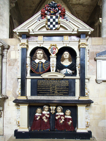 St Barbe Monument,Romsey Abbey