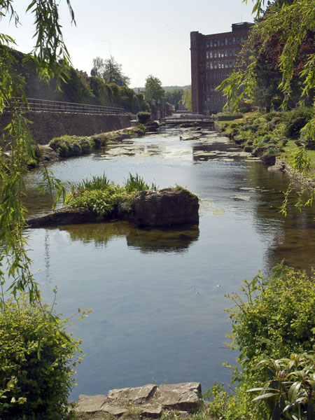 Mill Leat,Channel,Belper River Gardens