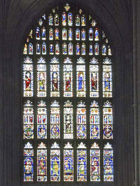 West Window,Canterbury Cathedral,Church