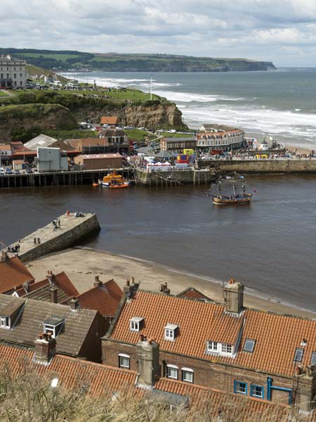 St Mary's Churchyard,Whitby,Cliffs,Sea