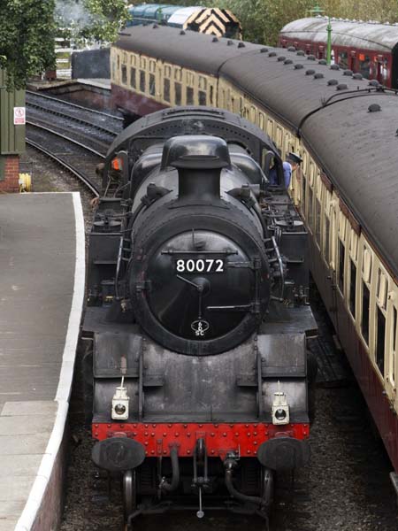 4MT 80072,Pickering Station,NYMR,North Yorkshire Moors Railway,Heritage,Train,Steam Engine,Locomotive