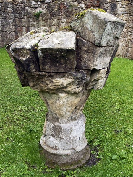 Column,Refectory,Rievaulx Abbey