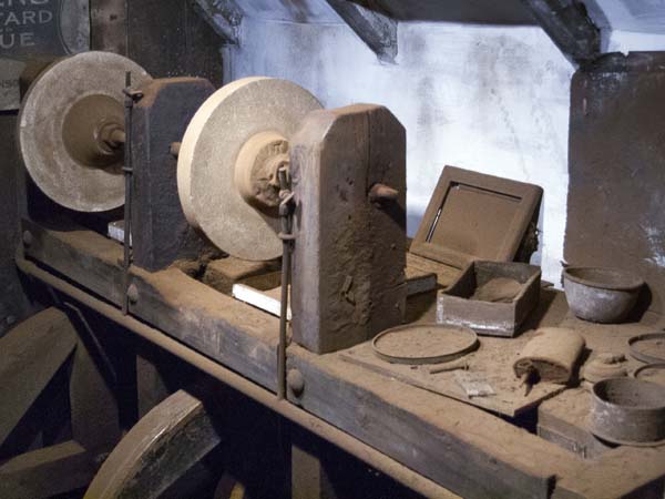 Jet Heritage Centre,Whitby,Lathes,Grindstones,Grind Stones
