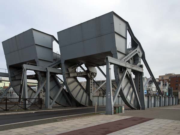 Bascule Bridge,Customs House Quay,Dublin
