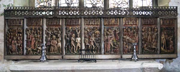 Reredos,Chapel,Haddon Hall,Stately Home,House,Tourist Attraction,Bakewell