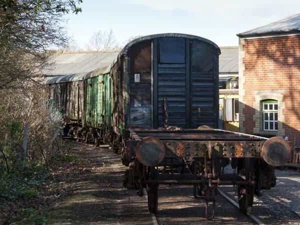 Parcel,Box,Vans,Havenstreet,IoW,Railway,Isle of Wight,Steam,Heritage