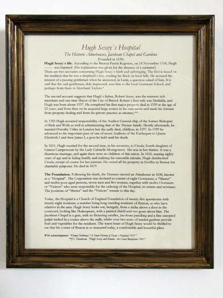 History,Hugh Sexey,Hospital,Bruton