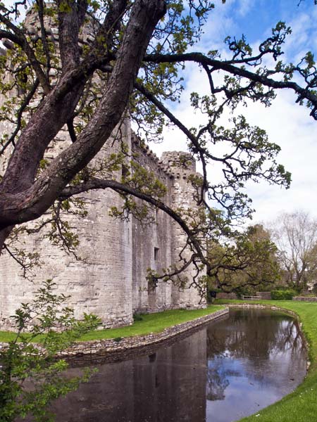 Nunney,Castle,Moat,Ruins