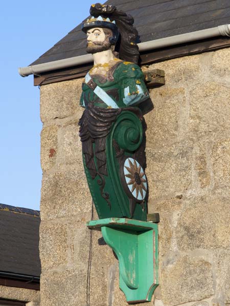 Man of War,Figurehead,The Strand,Hugh Town,St Mary's,Shop