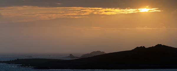 Sunset,Garrison,Hugh Town,St Mary's