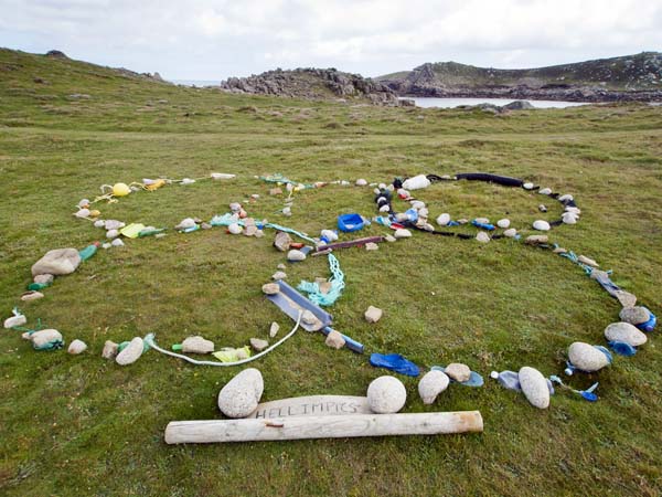 Flotsam,Hellimpics,Badplace Hill,Bryher,Land Art
