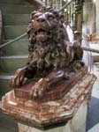 A Lion on the Pulpit Stairs