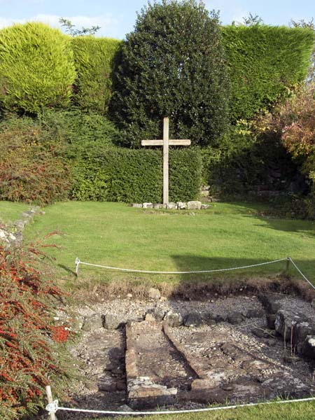 South Aisle,Shaftesbury Abbey,Cross,Garden