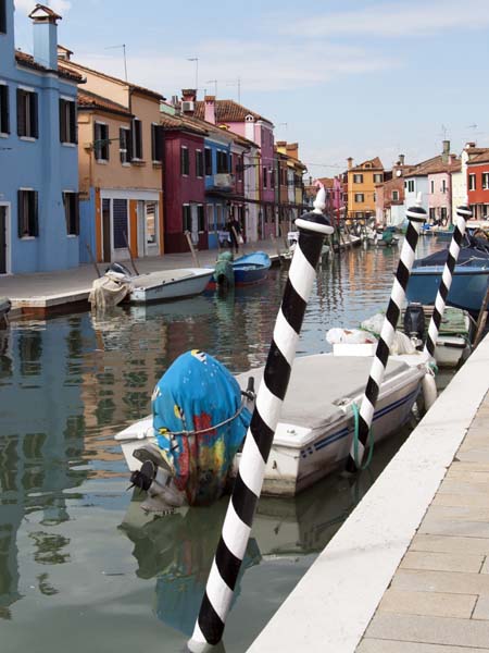 Fondamenta Pescheria,Burano,Houses,Lagoon,Canal,Venice