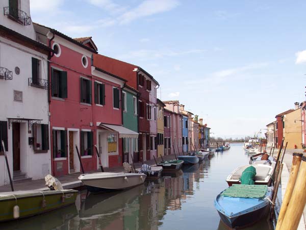 Fondamenta di Cao di Rio,Burano,Houses,Lagoon,Canal,Venice