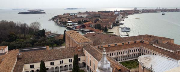 Cloisters,Giudecca,San Giorgio Maggiore,Campanile,Venice,Venezia