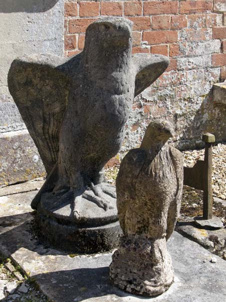 Stone Birds,Edmondsham House,Statues,Sculptures