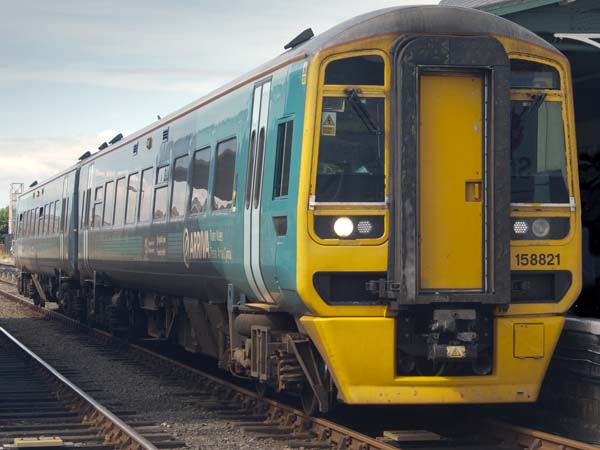 Class 158,Barmouth,Abermaw,Station,Railway,DMU