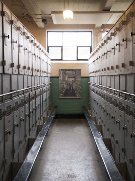 Lockers,Pithead Baths,Big Pit,National Coal Museum,Blaenafon,Coal Mine