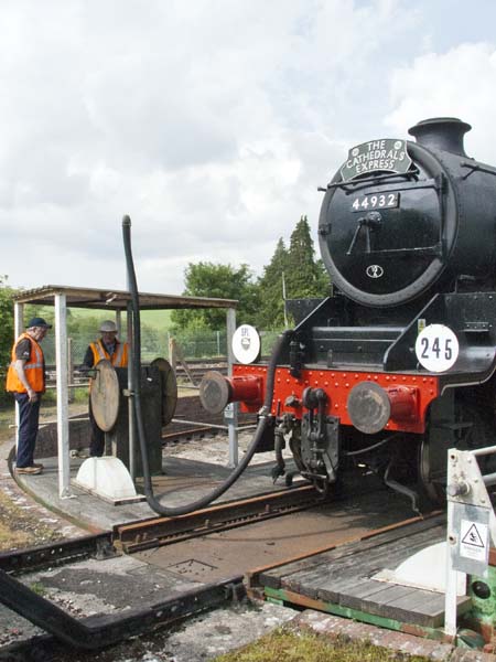 44932,Black Five,Yeovil Railway Centre,Heritage,Steam Engine,Locomotive,Turntable