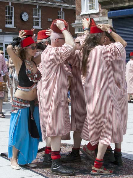 Fabulous Fezheads,Wimborne Folk Festival,Dancers
