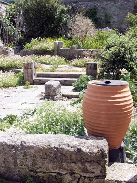 Chiswell,Walled Garden,Portland,Urn