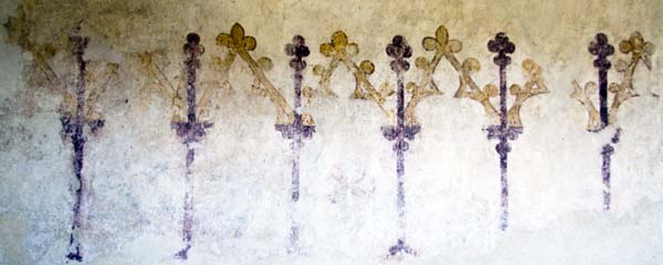 Arcade,Wall Painting,Whitcombe Church