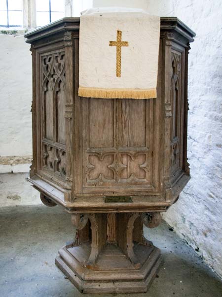 Pulpit,Whitcombe Church