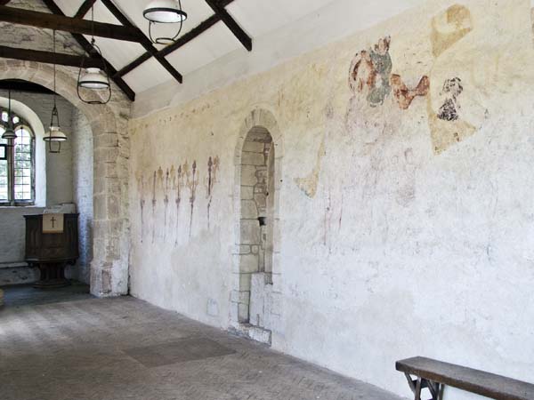 Wall Paintings,Whitcombe Church