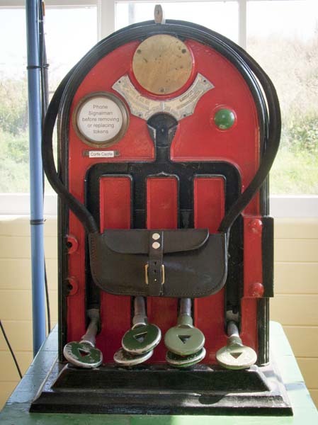 Block Token Instrument,Norden Gates Signal Box,Swanage Railway,Heritage