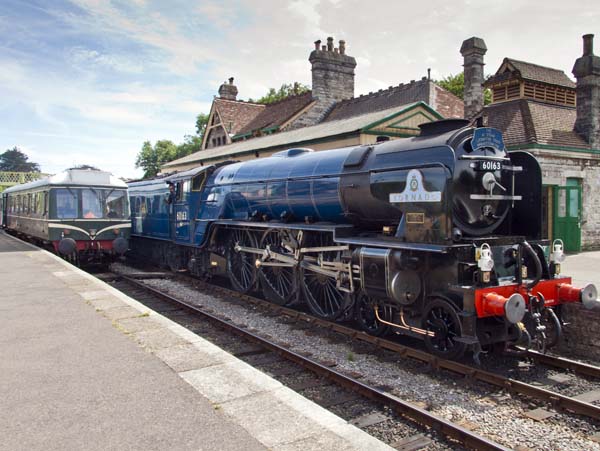 Tornado,60163,Corfe Castle,Swanage Railway,Steam Engine,Heritage,Peppercorn A1