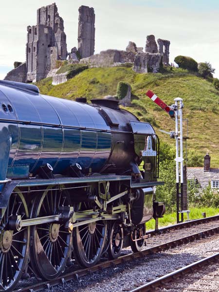Tornado,60163,Corfe Castle,Swanage Railway,Steam Engine,Heritage,Peppercorn A1